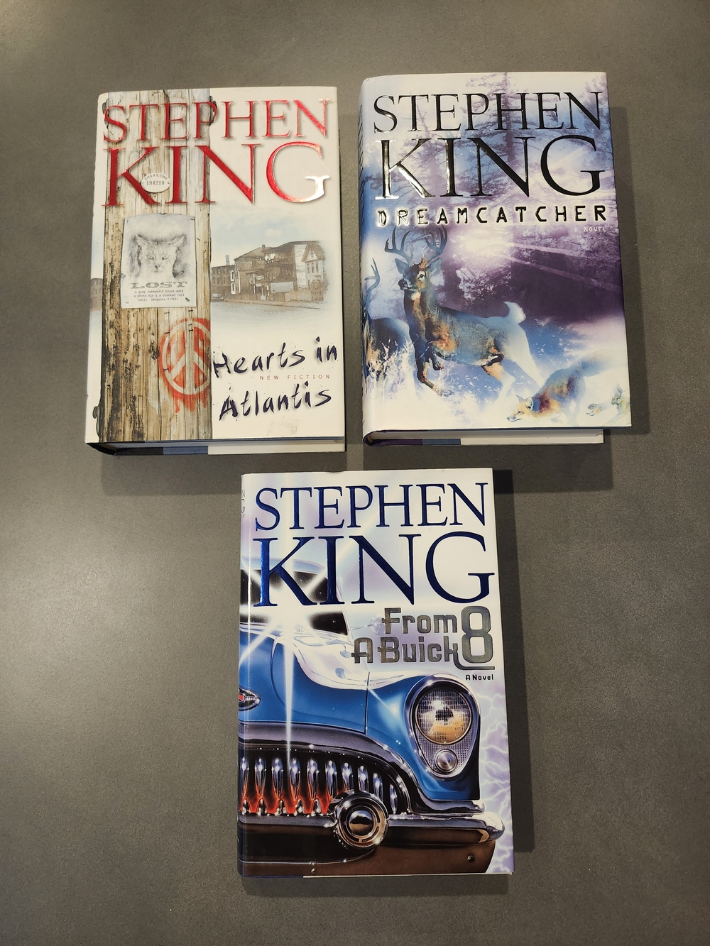 Stephen King Hardcover Book Lot 3 | Dreamcatcher | From A buick 8 | Hearts In...